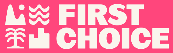 First Choice logo, links to First Choice website, opens new window